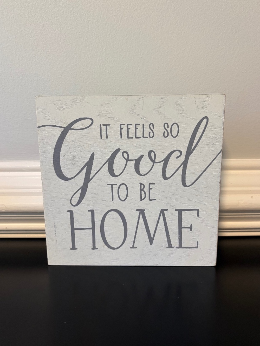 3 for $12: Hobby Lobby "It feels so good to be home" decor sign